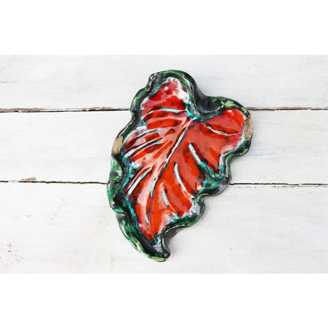 1940s French Art Deco Vine Leaf Jewelry Dish For Sale - Image 13 of 13