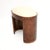 Art Deco Burr Walnut and Leather Stool, 1930 For Sale - Image 6 of 9