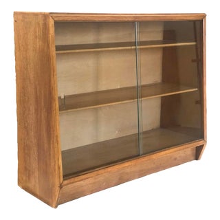 Vintage Mid Century Modern Bookcase Uk Import For Sale