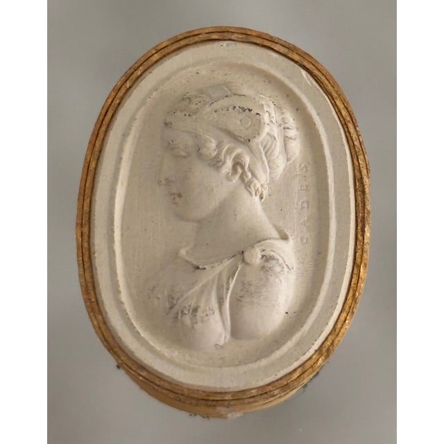 Antique Italian Grand Tour Plaster Intaglios - Set of 5 (Group #3) For Sale - Image 4 of 16
