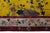 1920s Antique Chinese Art Deco "Peking" Gold Wool Area Rug Garden Motif (1920s) For Sale - Image 5 of 12