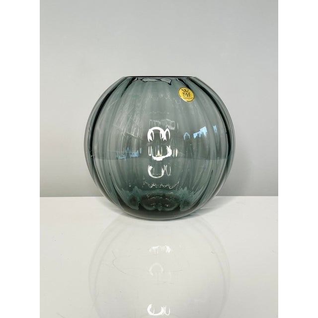 Bauhaus Tourmaline Series Spherical Vase by Wilhelm Wagenfeld for WMF, Germany, 1960s For Sale - Image 3 of 15