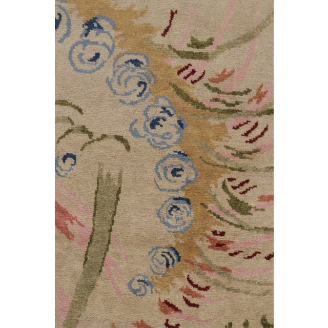 Contemporary French Art Deco Style Abstract Wool Rug by Rug & Kilim, India For Sale In New York - Image 6 of 10