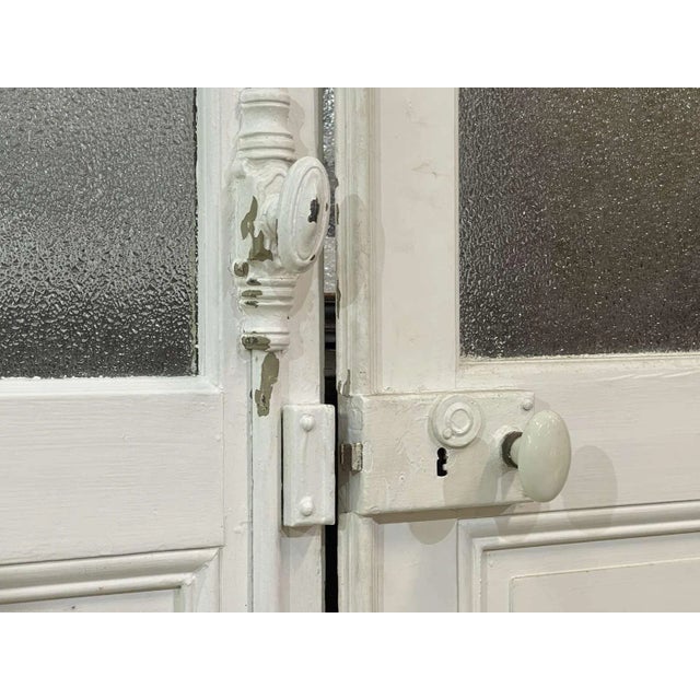 Double Glazed Interior Door in Fir For Sale - Image 3 of 8