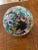 Glass Vintage - Mid Century Murano Millefiori Art Glass Paperweight in Aqua and Jewel Tones For Sale - Image 7 of 9