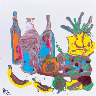 P. L. Bradbury Postmodern Still Life Painting For Sale