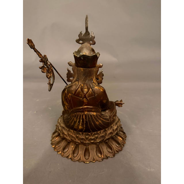 Bronze Buddha Statue, Circa 1920s For Sale - Image 15 of 15