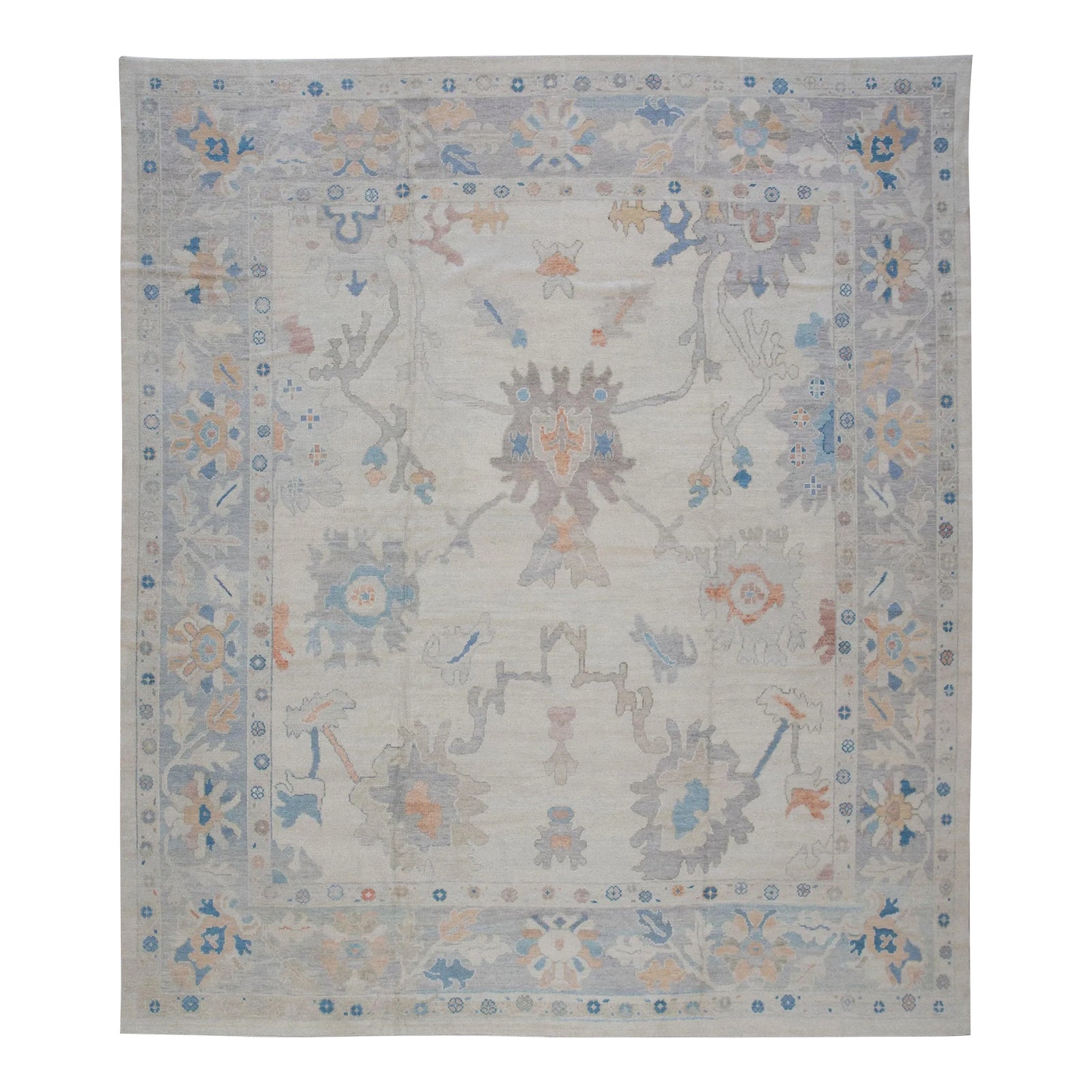 acohug＊ Oushak rug メダリオン　トルコラグ　86×58 Amazon.com: Fame Rugs Modern Oushak Rug 2'5x5, Vintage