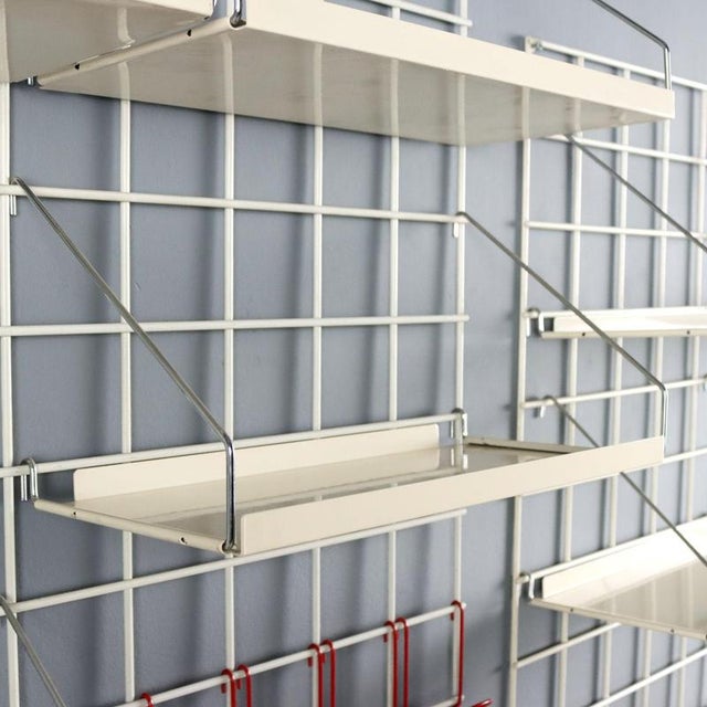 Modular Wall System with Adjustable Shelves For Sale - Image 6 of 9