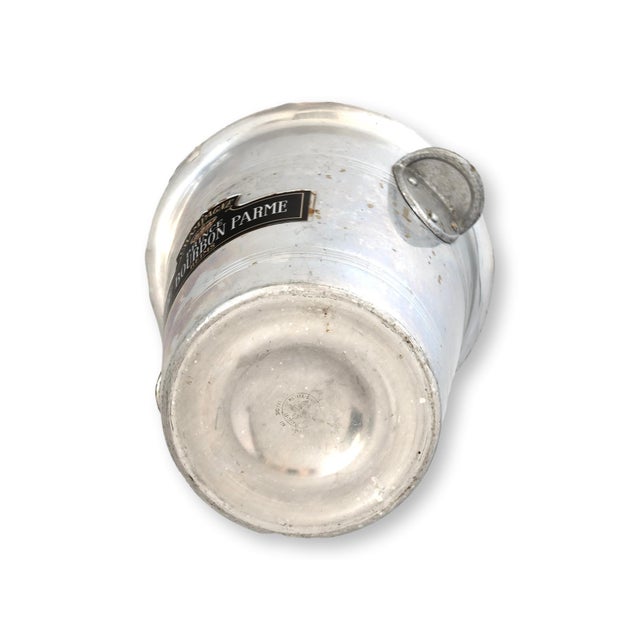 Vintage French Double-Branded Champagne Bucket For Sale - Image 4 of 6