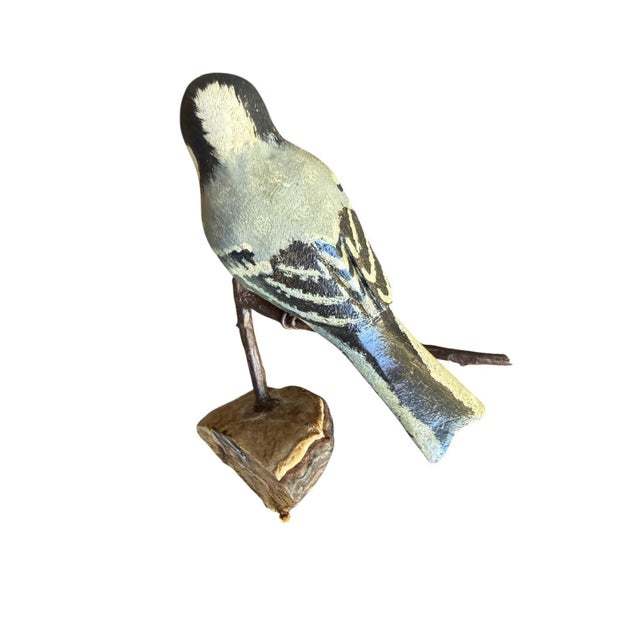 Folk Art Austrian Folk Art Carved Wood Bird #83, 1930s For Sale - Image 3 of 5