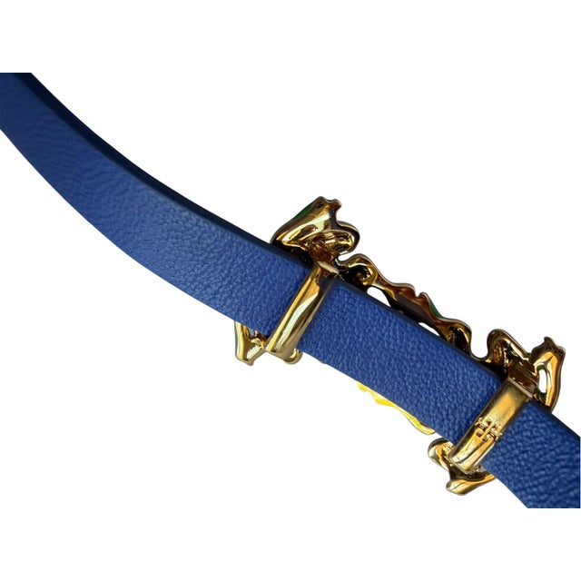 Tory Burch Frog Faux Pearl Enamel Leather Double Wrap Bracelet New For Sale In Los Angeles - Image 6 of 14