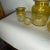Mid 20th Century Vintage Amber Glass Canisters With Lids- Set of 3 For Sale - Image 5 of 13
