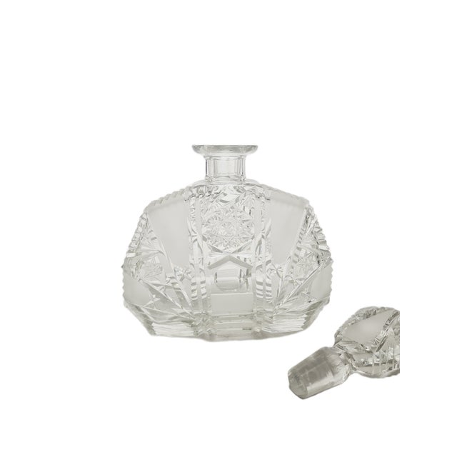 Art Deco Glass Water Carafe, Czechoslovakia, 1950s For Sale - Image 12 of 17