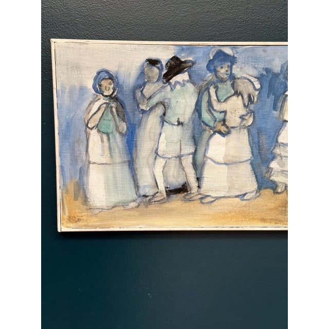 Pia H. Campbell, Dans Dans, 1986, Oil on Canvas, Framed For Sale - Image 12 of 16