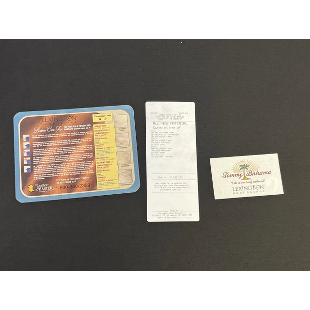 Tommy Bahama by Lexington Chaise Lounge With Double Cane Back and Ultrasuede Cushions For Sale - Image 12 of 12