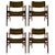 Set of Four Rosewood Armchairs For Sale - Image 10 of 10