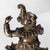 17th or 18th Century Chinese Sino-Tibetan Gilt Bronze Buddhist Makala Faced Deity Figure For Sale - Image 17 of 18