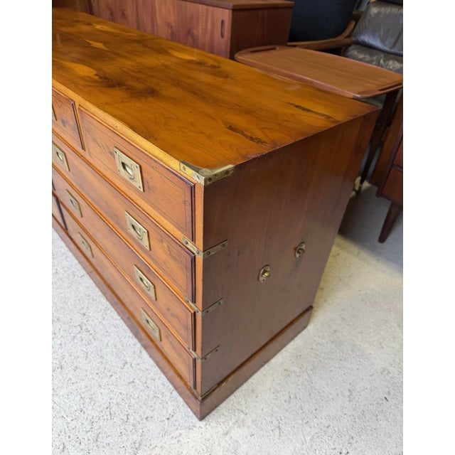 Antique Military Campaign Sideboard in Burr and Burl Walnut For Sale - Image 15 of 18