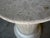 Vintage Coastal Coquina - Coral Stone & Rattan Pedestal Dining Table Base For Sale - Image 9 of 12
