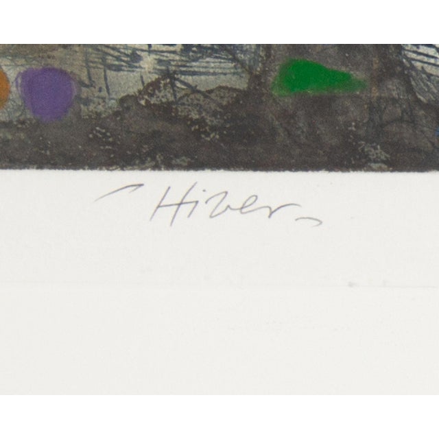 “Hiver” Abstract Etching by Nissan Engel For Sale In Indianapolis - Image 6 of 8
