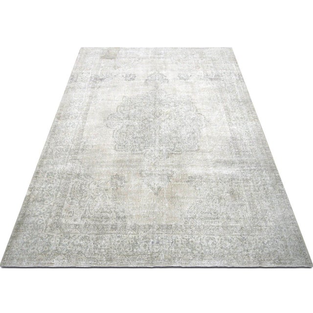 1960s 1960s Turkish Oushak Rug For Sale - Image 5 of 6