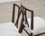 Set of Eight Tommi Parzinger X-Back Mahogany Dining Chairs For Sale - Image 9 of 18