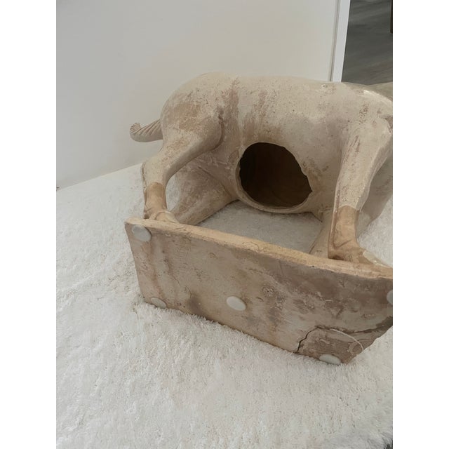 1990s Large Ceramic Horse For Sale - Image 6 of 6