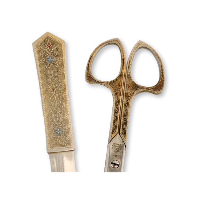 Early 20th Century Antique Ashauer Solingen Bronze Desk Set, c.1900 For Sale - Image 5 of 5