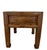 Wood Antique Elm Low Stool With Storage Drawer For Sale - Image 7 of 11