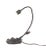 Mid 20th Century Bronze Cast Lotus Table Lamp For Sale - Image 4 of 8