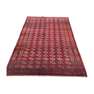 Vintage Turkoman Traditional Handmade Rug 180x122cm