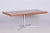 Mid-Century Walnut Coffee Table with Chrome-Plated Steel Base, Former Czechoslovakia, 1960s For Sale - Image 6 of 8