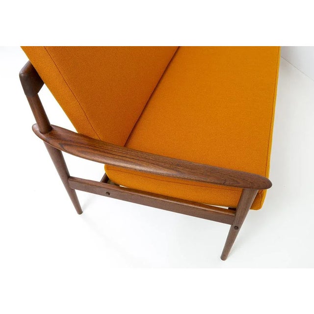 Wood Teak Sofa by Grete Jalk for Poul Jeppesen For Sale - Image 7 of 11