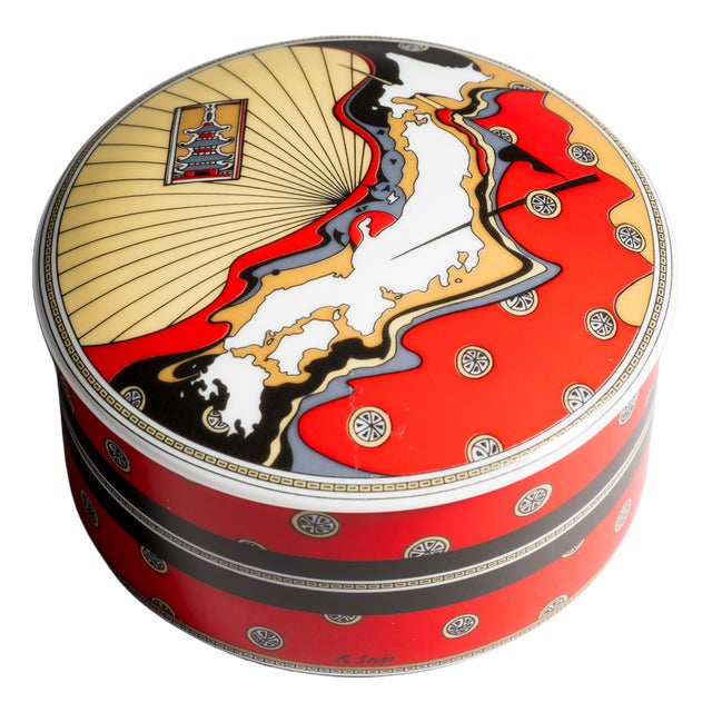 Visit to Japan Collectors Box No. 7 by Kathy Still for Rosenthal Studio-Line, Germany, 1980s For Sale