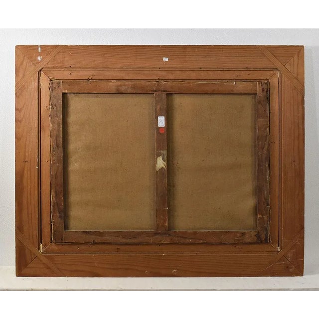 Marie Didiére Calvés, Dogs Portrait, Oil Painting on Canvas, Early 20th Century For Sale - Image 8 of 9