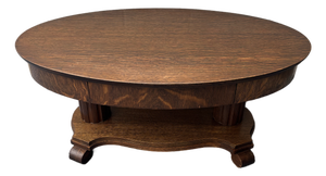 Antique Quarter Sawn American Oak Coffee Table