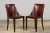 1930s 1930s French Art Deco Maple Gondola Dining Chairs W/ Red Faux Leather - Set of 6 For Sale - Image 5 of 18