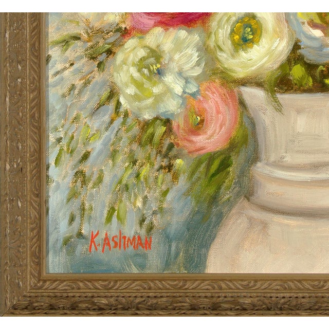 "Peonies in Pink" Original Oil Painting by Kristin Ashman. This 12 x 12 fine painting will have you swooning! Peonies are...