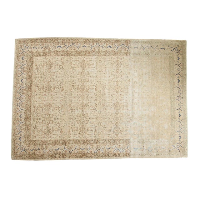 Vintage Distressed Sivas Carpet - 7' X 9'10" For Sale - Image 11 of 11
