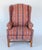 Rustic Vintage Bachman Chippendale Style Wingback Chair For Sale - Image 3 of 13