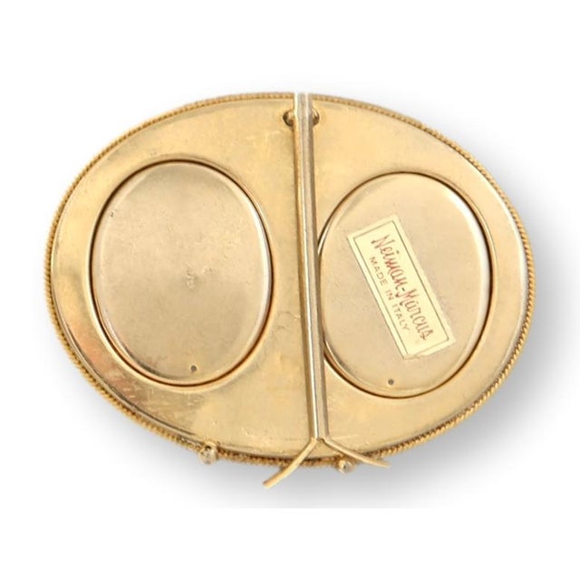 Hollywood Regency Midcentury Italian Micromosaic Double Picture Frame For Sale - Image 3 of 3