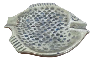 Brutalist Bronze Fish Ashtray, 1960s