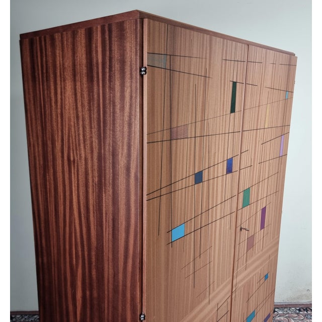 Wood Vintage Wardrobe by Francisek Mezulanik, 1960s For Sale - Image 7 of 13