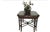 Hollywood Regency Faux Bamboo Chinoiserie Chippendale Style Coffee Table Wood Style: Hollywood Regency Color: Brown...
