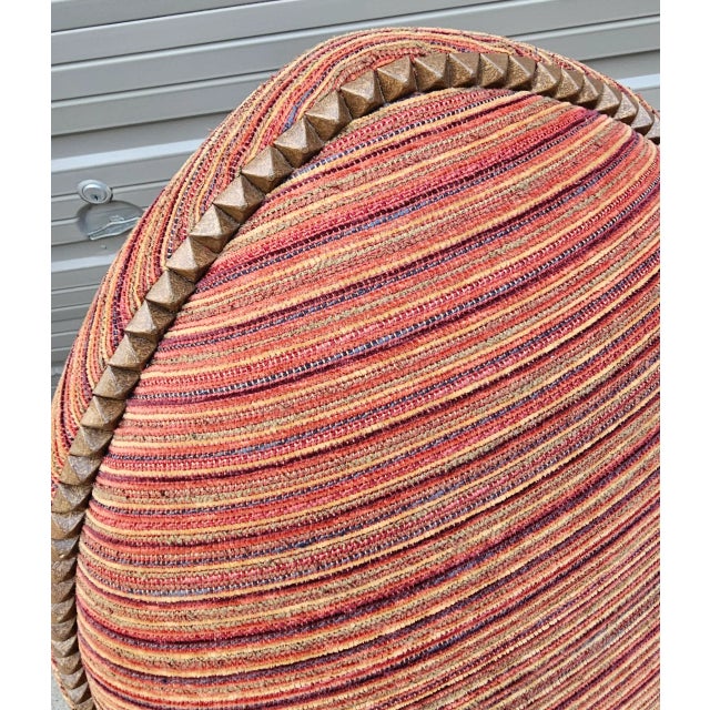 Late 20th Century Cathedral Black Barstools - Pair For Sale - Image 9 of 11