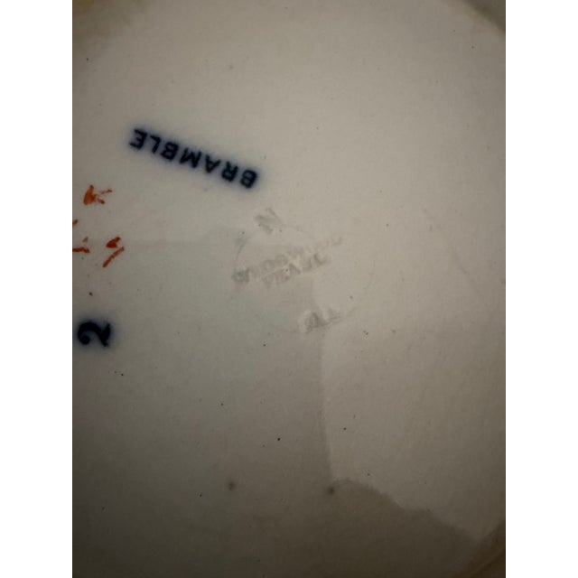 Antique Ceramic Wedgwood Pearl Bowl With Lid Bramble C1865 For Sale - Image 9 of 10