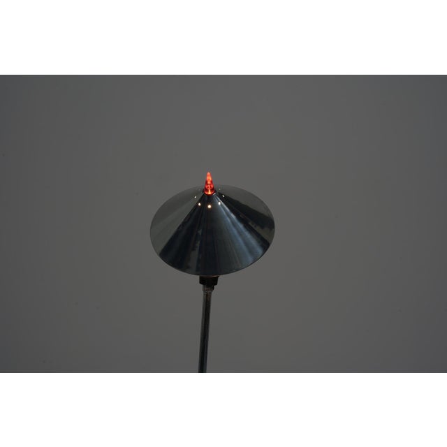 Silver Magnita Floor Lamp by Pete Sans for Metalarte, 1980s For Sale - Image 8 of 10