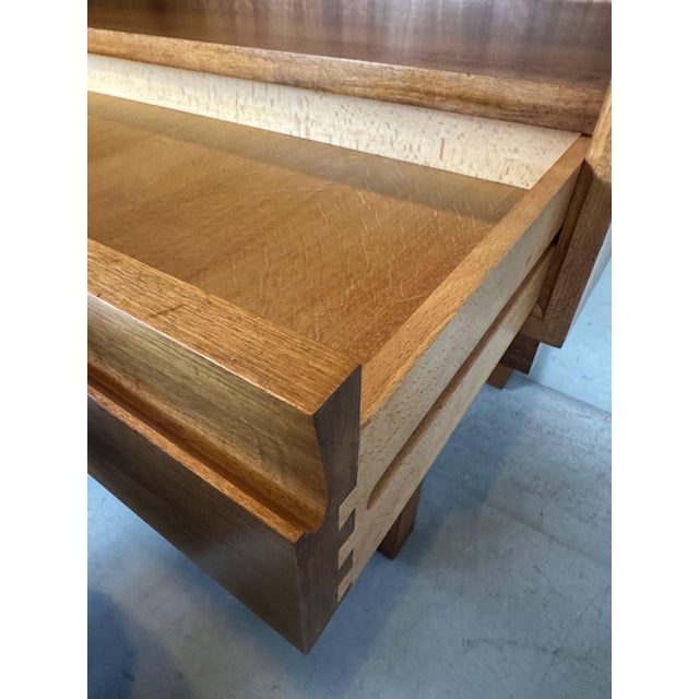 Wood Vintage Abstracta Bookcase by Jos de Mey for Van den Berghe Pauvers, 1970s For Sale - Image 7 of 15