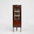 Vintage French Louis XV Style Corner Display Cabinet with Arched Glass, 1950s For Sale - Image 15 of 15